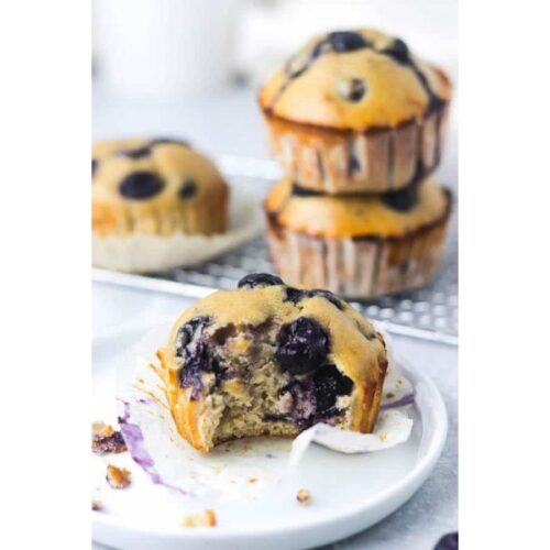 Protein Packed Blueberry Muffins