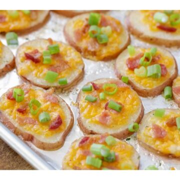 Fully Loaded Bacon Cheddar Potato Rounds