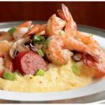 Southern Inspired Lightened up Shrimp and Grits